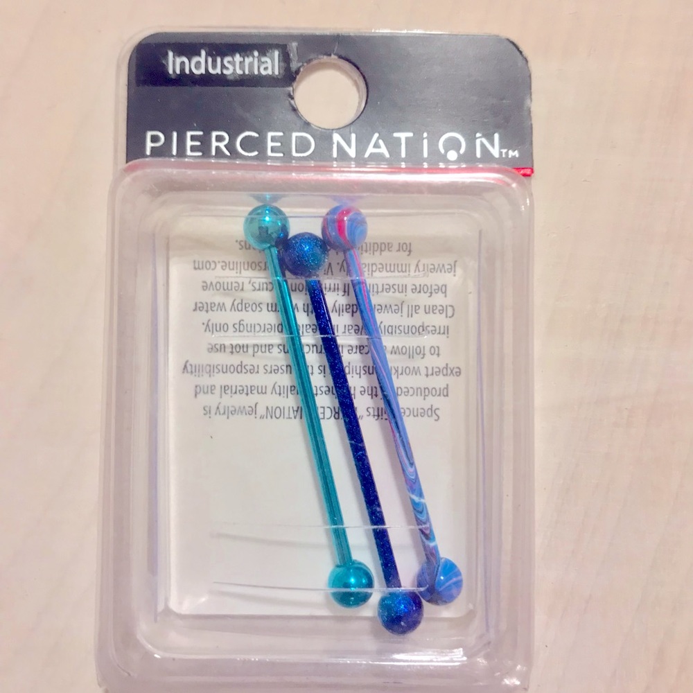 NWT industrial bars/ear piercings